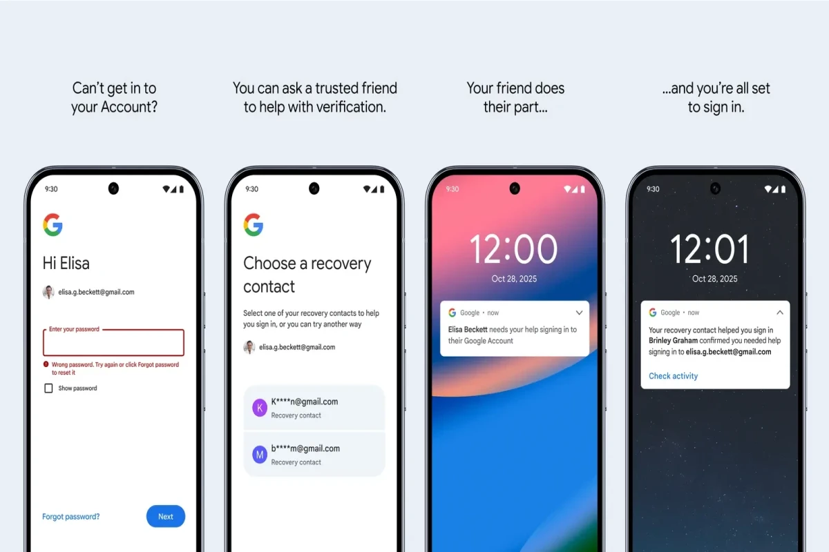 Ecco come amici selezionati possono diventare la chiave per recuperare la password Google_