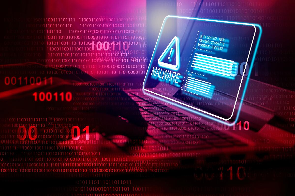 Rappresentazione di un malware