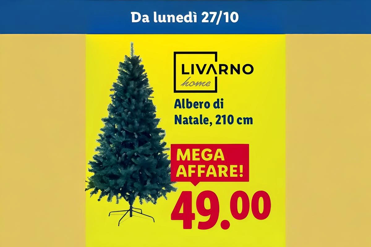 Seleziona Albero di Natale Lidl in super offerta prezzo mai visto per un modello così grande (2)